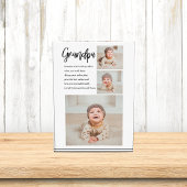Moderne Collage Best Grandpa Ever Beauty Gift Fotoblokken