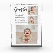 Moderne Collage Best Grandpa Ever Beauty Gift Fotoblokken (Voorkant)