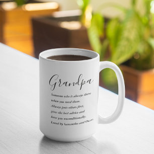 Moderne Collage Best Grandpa Ever Beauty Gift Koffiemok