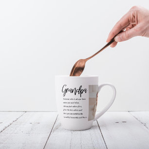 Moderne Collage Best Grandpa Ever Beauty Gift Latte Mok