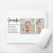 Moderne Collage Best Grandpa Ever Beauty Gift Muismat (Met muis)