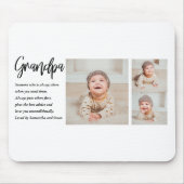 Moderne Collage Best Grandpa Ever Beauty Gift Muismat (Voorkant)