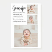 Moderne Collage Best Grandpa Ever Beauty Gift Post-it® Notes (Voorkant)