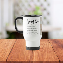 Moderne Collage Best Grandpa Ever Beauty Gift Reisbeker