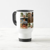 Moderne collage beste opa ooit foto reisbeker (Voorkant links)