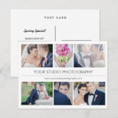 Moderne Collage Business Marketing Briefkaarten (Voorkant / Achterkant)