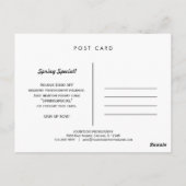 Moderne Collage Business Marketing Briefkaarten (Achterkant)