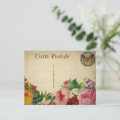 Moderne  collage Butterfly Postca Briefkaart (Staand voorkant)