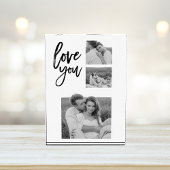 Moderne Collage Couple Photo & Love You Beauty Gif Fotoblokken