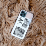 Moderne Collage Couple Photo & Love You Beauty Gif iPhone 11Pro Max Hoesje<br><div class="desc">Moderne Collage Couple Photo & Love You Beauty Gift</div>
