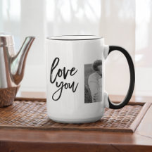 Moderne Collage Couple Photo & Love You Beauty Gif