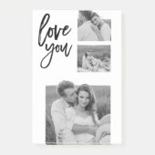 Moderne Collage Couple Photo & Love You Beauty Gif Post-it® Notes (Voorkant)