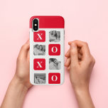 Moderne Collage Couple Photo & Red XOXO Case-Mate iPhone Case<br><div class="desc">Moderne Collage Couple Photo & Red XOXO</div>