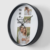 Moderne Collage Couple Photo & Romantic Love Quote (Hoek)
