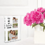 Moderne Collage Couple Photo & Romantic Love Quote Fotoblokken<br><div class="desc">Moderne Collage Couple Photo & Romantic Love Quote</div>