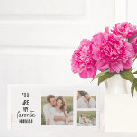 Moderne Collage Couple Photo & Romantic Love Quote Houten Kist Print<br><div class="desc">Moderne Collage Couple Photo & Romantic Love Quote</div>