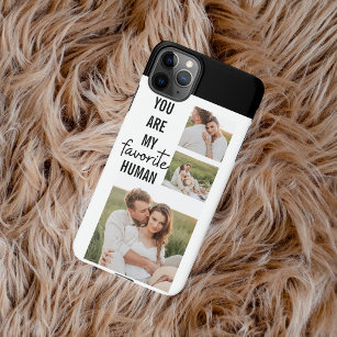 Moderne Collage Couple Photo & Romantic Love Quote iPhone 11Pro Max Hoesje