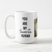 Moderne Collage Couple Photo & Romantic Love Quote Koffiemok (Links)