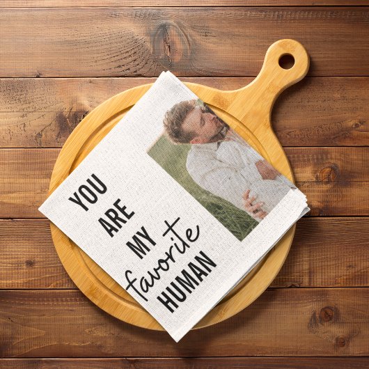 Moderne Collage Couple Photo & Romantic Love Quote Theedoek