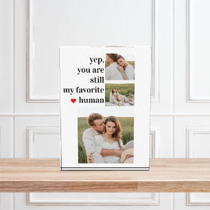 Moderne Collage Couple Photo Romantic Quote Fotoblokken