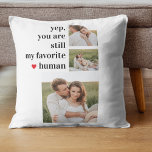 Moderne Collage Couple Photo Romantic Quote Kussen<br><div class="desc">Moderne Collage Couple Photo Romantic Quote</div>
