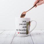 Moderne Collage Couple Photo Romantic Quote Latte Mok<br><div class="desc">Moderne Collage Couple Photo Romantic Quote</div>