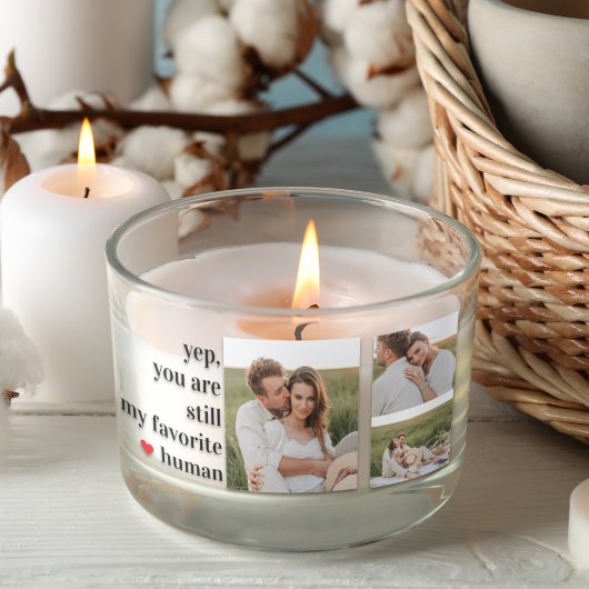 Moderne Collage Couple Photo Romantic Quote Rechthoekige Sticker