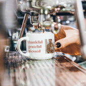 Moderne collage Drie Foto | Happy Thanksgiving Espresso Kop