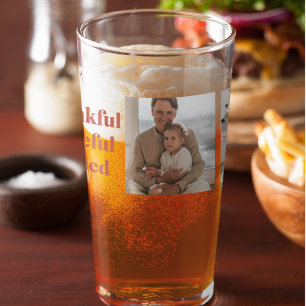 Moderne collage Drie Foto   Happy Thanksgiving Glas