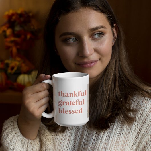 Moderne collage Drie Foto | Happy Thanksgiving Koffiemok