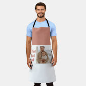 Moderne collage Drie Foto | Happy Thanksgiving Schort (Gedragen)