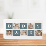 Moderne Collage Fathers Foto's en groene papaaien Houten Kist Print<br><div class="desc">Een moderne collage vaderfoto is een gepersonaliseerd geschenk dat meerdere foto's van een vader of vaderfiguur combineert op een creatieve en stijlvolle manier. Het gaat om het selecteren van verschillende betekenisvolle afbeeldingen en het rangschikken ervan in een collage-indeling, vaak met overlappende of rasterachtige design. Op de foto's kunnen verschillende momenten...</div>