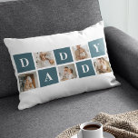 Moderne Collage Fathers Foto's en groene papaaien Kussen<br><div class="desc">Een moderne collage vaderfoto is een gepersonaliseerd geschenk dat meerdere foto's van een vader of vaderfiguur combineert op een creatieve en stijlvolle manier. Het gaat om het selecteren van verschillende betekenisvolle afbeeldingen en het rangschikken ervan in een collage-indeling, vaak met overlappende of rasterachtige design. Op de foto's kunnen verschillende momenten...</div>