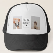 Moderne collage Foto Best Dad Dog Ever Trucker Pet (Voorkant)