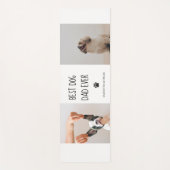 Moderne collage Foto Best Dad Dog Ever Yogamat (Voorkant)