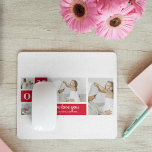 Moderne collage Foto Best mam Ever Red Gifts Muismat<br><div class="desc">Dit geschenk is perfect voor elke gelegenheid, inclusief Moederdag, verjaardagen, of alleen voor het show van je waardering voor je moeders harde werk en toewijding. De foto's die in de collage worden gebruikt, kunnen worden geselecteerd op basis van de belangen en voorkeuren van je moeder, waardoor dit geschenk echt een-van-een-soort...</div>