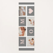 Moderne collage Foto Best mam Pink & Gray Gift Yogamat (Voorkant)