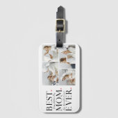 Moderne collage Foto Beste mama Happy Mothers Dag Bagagelabel (Voorkant (verticaal))