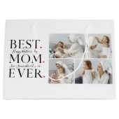 Moderne collage Foto Beste mama Happy Mothers Dag Groot Cadeauzakje (Voorkant)