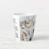 Moderne collage Foto Beste mama Happy Mothers Dag Latte Mok (Voorkant)