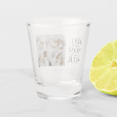 Moderne collage Foto Beste mama Happy Mothers Dag Shot Glas (Achterkant)