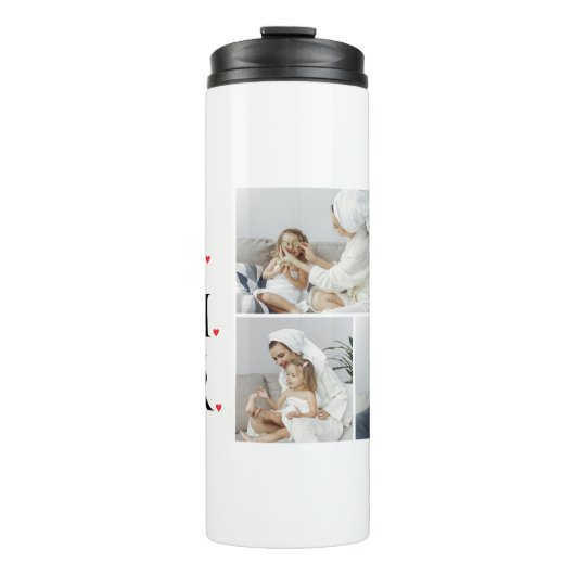 Moderne collage Foto Beste mama Happy Mothers Dag Thermosbeker (Voorkant)