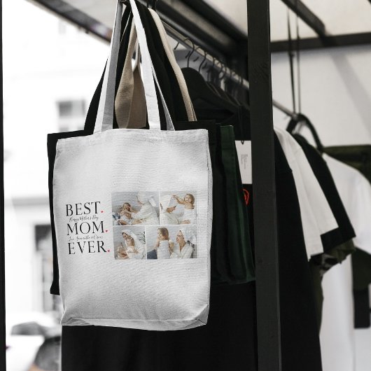 Moderne collage Foto Beste mama Happy Mothers Dag Tote Bag