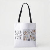 Moderne collage Foto Beste mama Happy Mothers Dag Tote Bag (Voorkant)