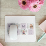 Moderne collage Foto Beste mama ooit Paarse Gift Muismat<br><div class="desc">Modern Collage Foto Beste mama ooit Paarse Gift. Beste persoonlijke cadeautjes voor Moederdag,  vrouwendag of mam. Verrassend mam met een cadeau dat net zo geweldig is als zij.</div>