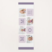 Moderne collage Foto Beste mama ooit Paarse Gift Yogamat (Voorkant)