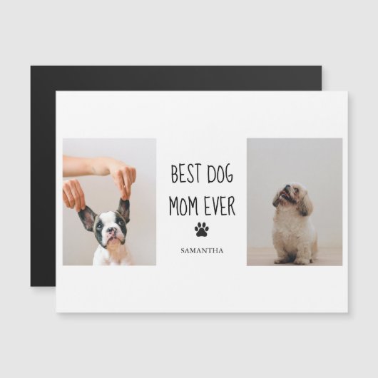 Moderne Collage Foto Beste Moeder Hond Ooit (Voorkant / Achterkant)