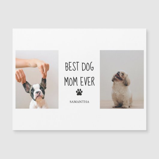 Moderne Collage Foto Beste Moeder Hond Ooit (Voorkant)