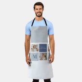 Moderne Collage Foto & Blue Happy Fathers Day Gift Schort (Gedragen)