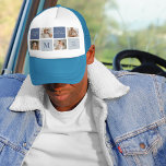 Moderne Collage Foto & Blue Happy Fathers Day Gift Trucker Pet<br><div class="desc">Moderne Collage Photo & Blue Happy Fathers Day Gift is een gepersonaliseerd en doordacht cadeau om het speciale man in je leven op Vaderdag te vieren. Het geschenk omvat een prachtig ontworpen collage foto-lijst met ruimte voor meerdere afbeeldingen, zodat u uw favoriete herinneringen kunt vastleggen en weergeven met uw vader.Het...</div>